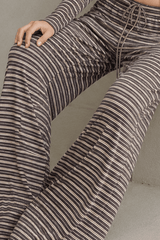 Stripe Button Cord Easy Two Piece Set