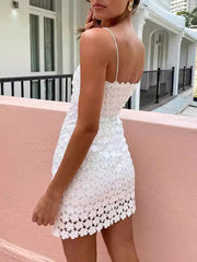 Lace Cutout Cami Dress