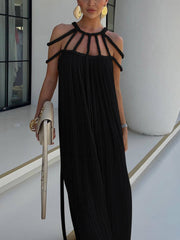 Draped Braids Cover Up Dress