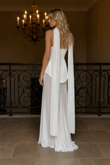 Stretch Tulle Bandage Mesh Formal Dress