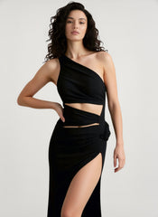 Elegant Sexy Asymmetrical Shoulder Party Dress