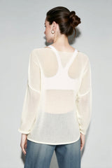 Lightweight Hollow Knit Sweater