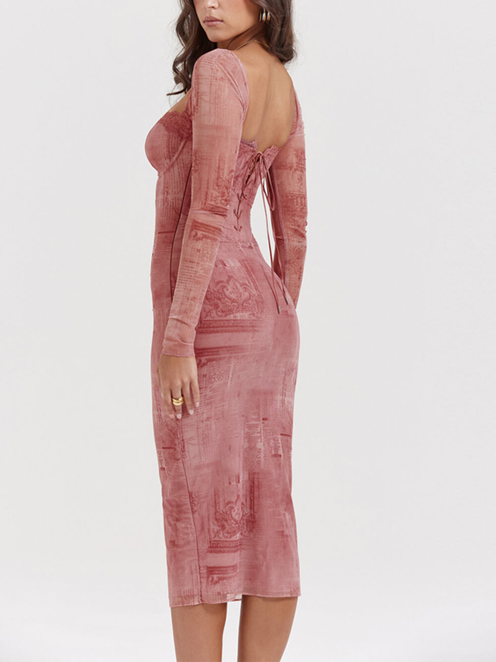 Print Corset Dress