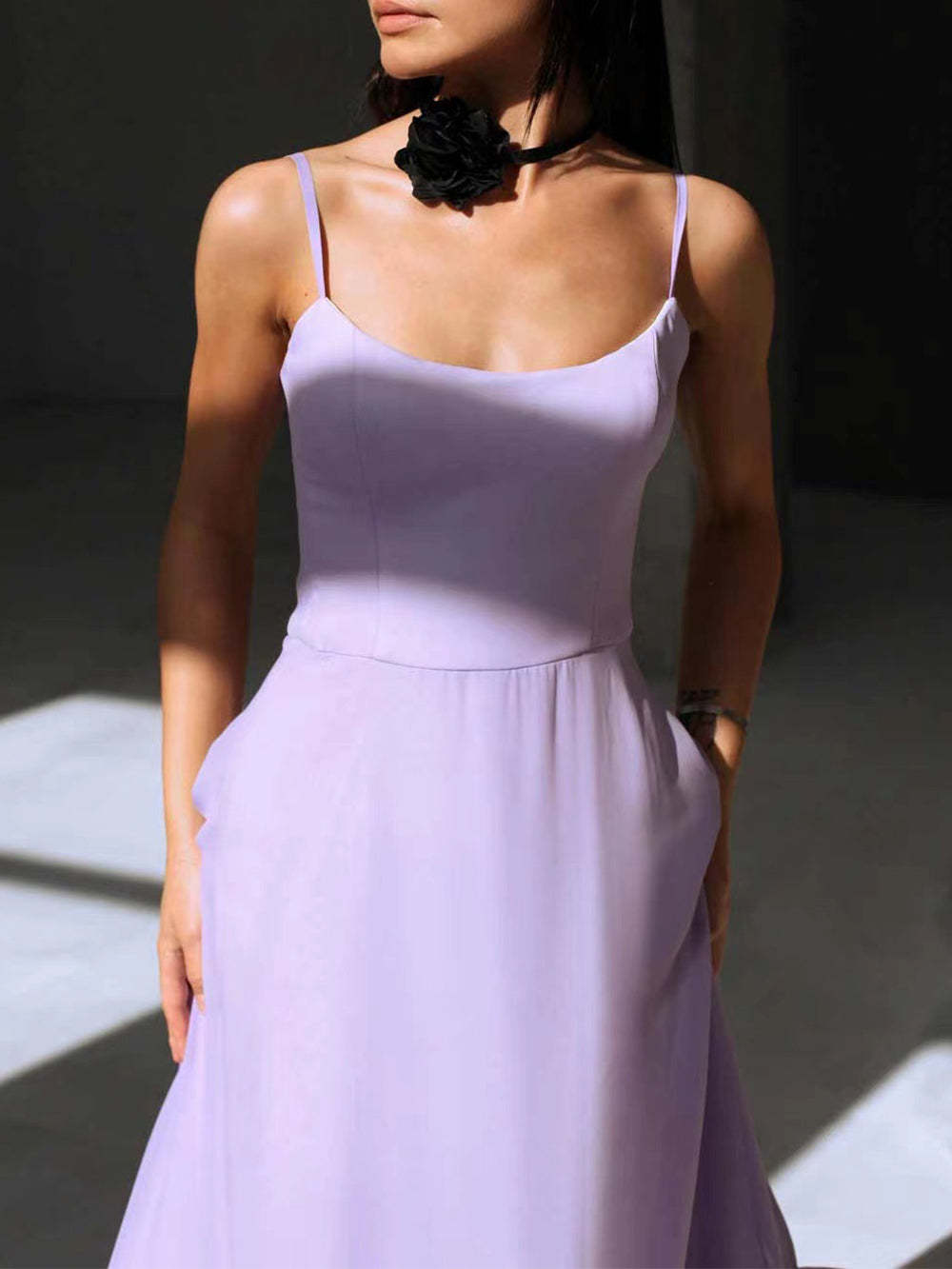Flounce Bustier Mini Dress