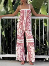 Floral Print Suspender Top