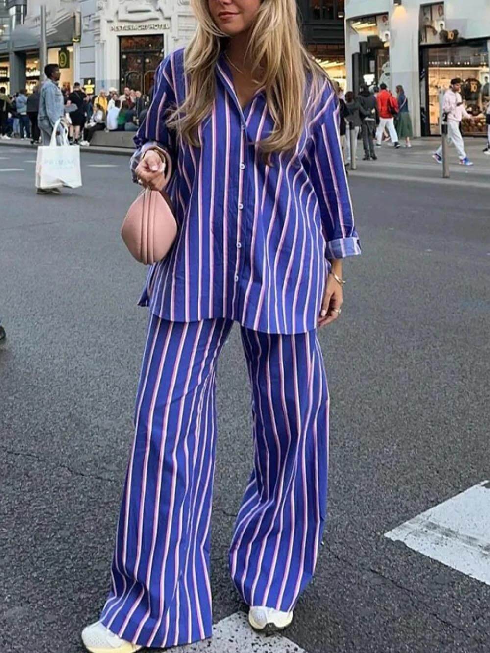 Striped Button Down Shirt