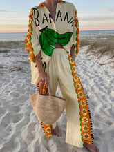 Banana Print Holiday Set