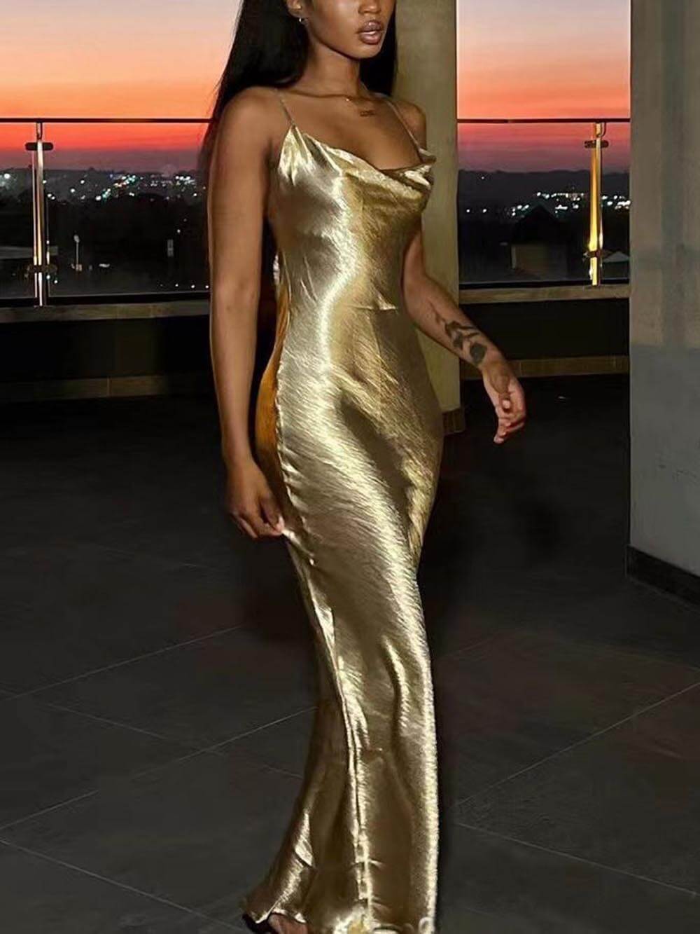 Backless Cami Mermaid Dress