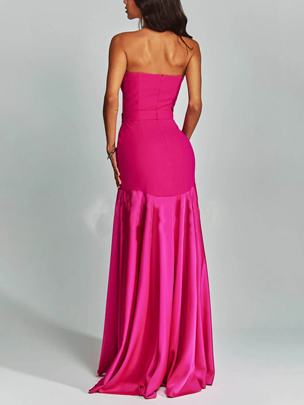 Strapless Sleeveless Bodycon Cami Dress