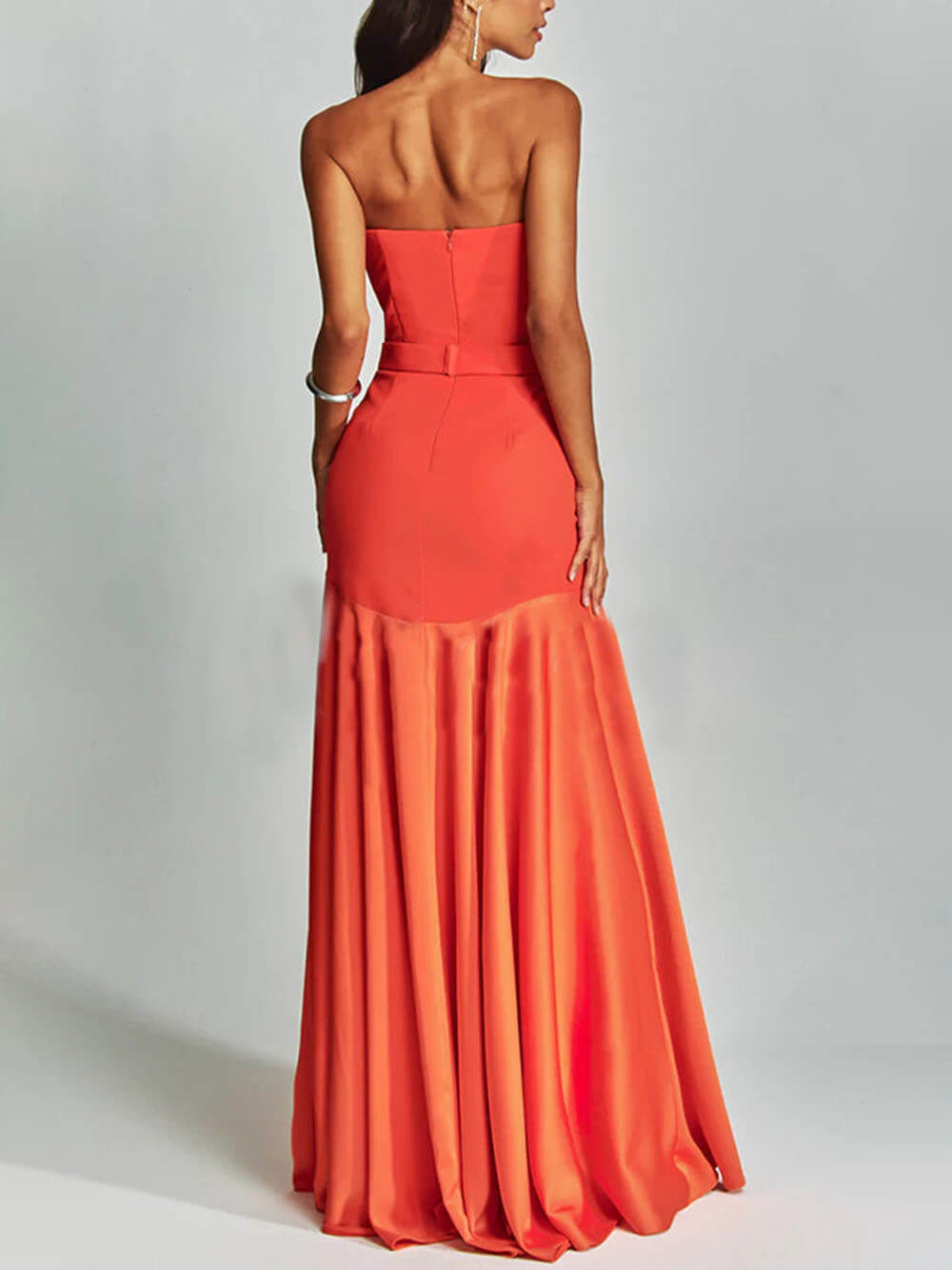 Strapless Sleeveless Bodycon Cami Dress
