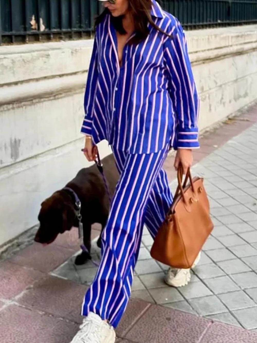 Striped Button Down Shirt