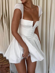 Slimming Minimalist Chic Mini Skirt