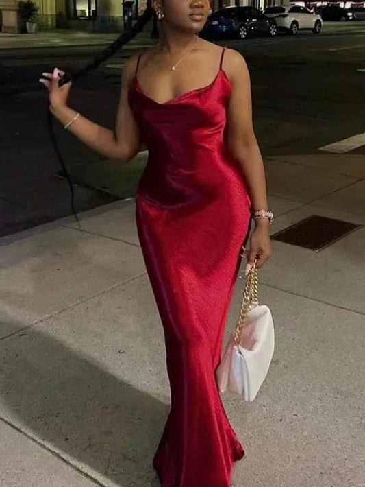 Backless Cami Mermaid Dress