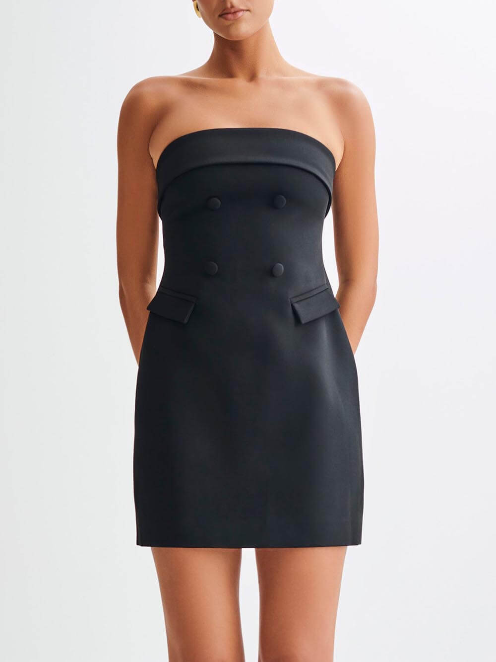 Strapless Off-Shoulder Dress
