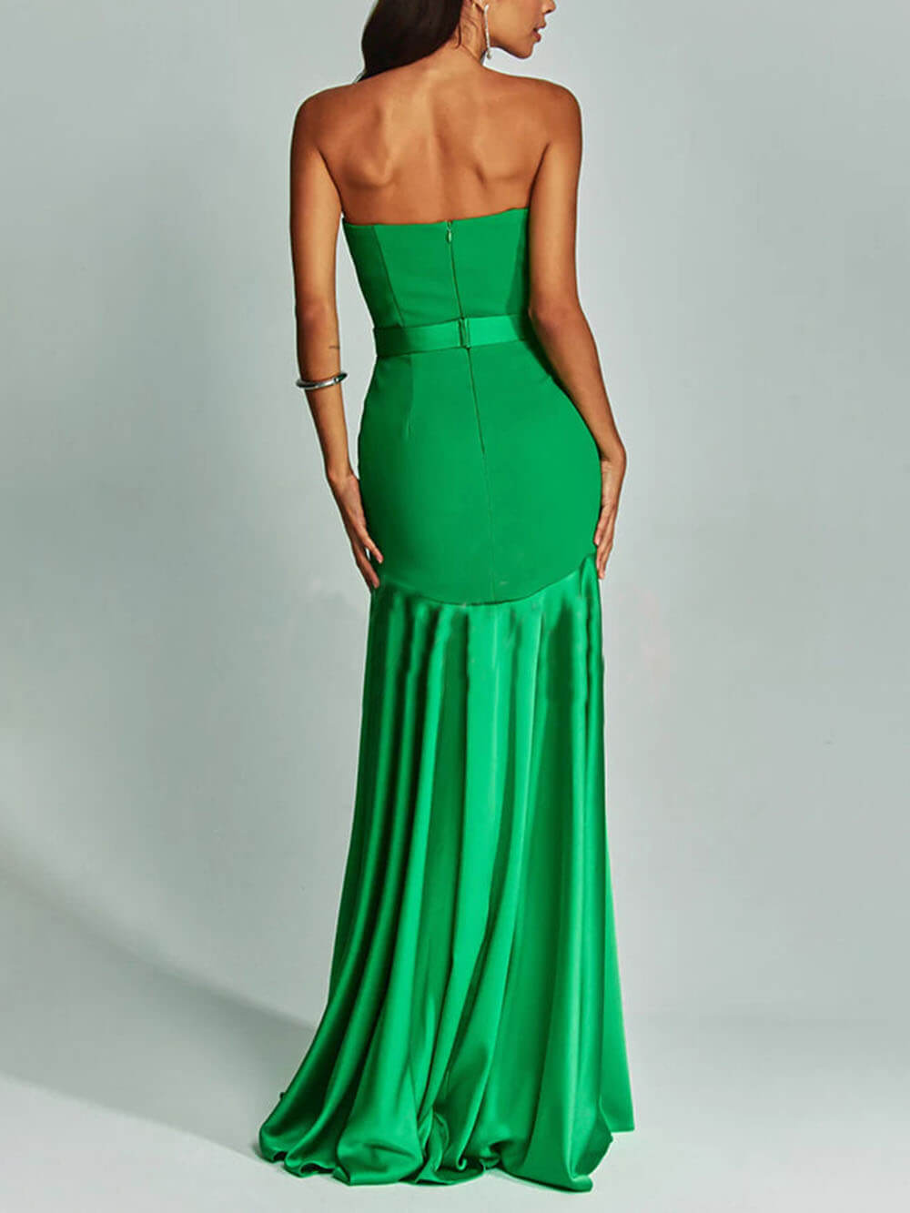 Strapless Sleeveless Bodycon Cami Dress