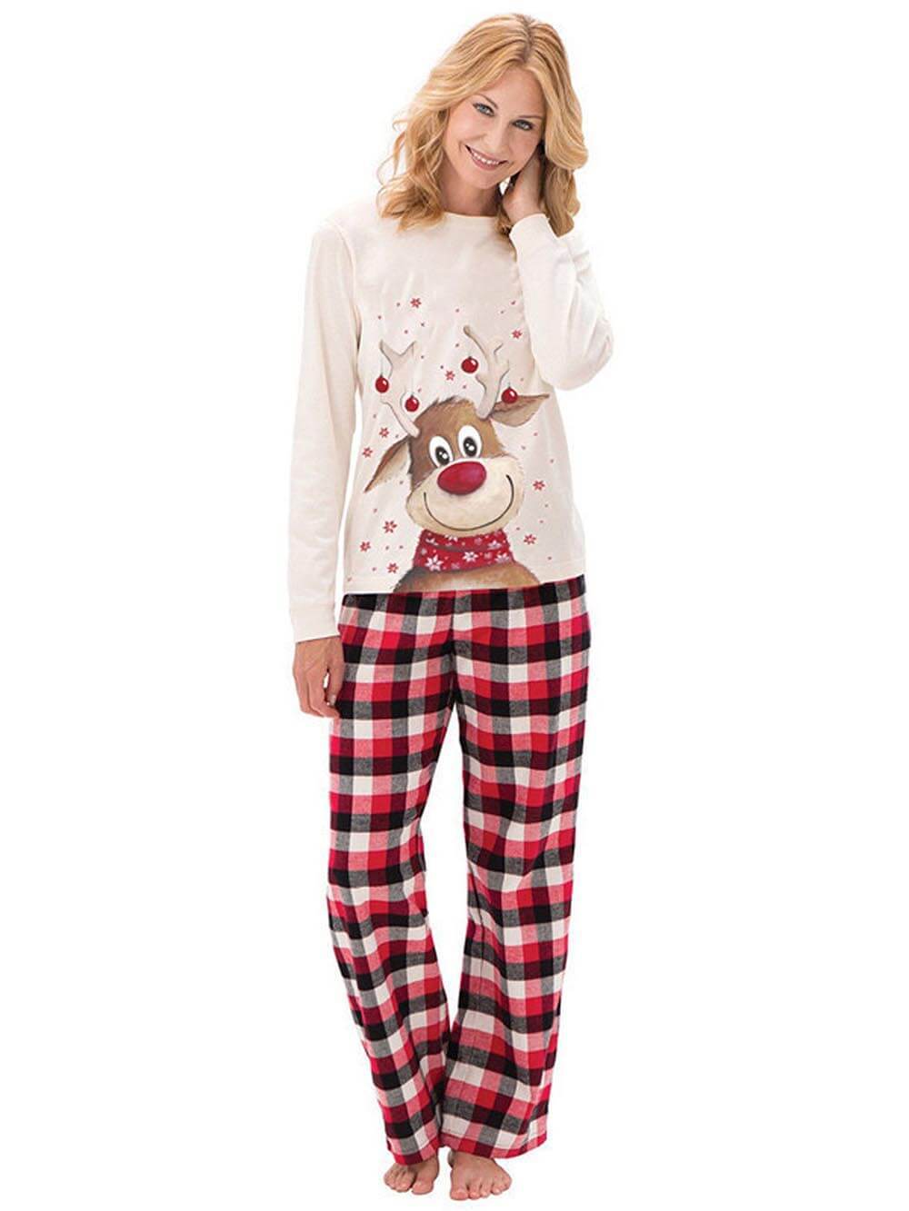Christmas Elk Family Pajama Set