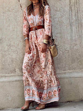 Fashion Bohemian Midi Floral Dress