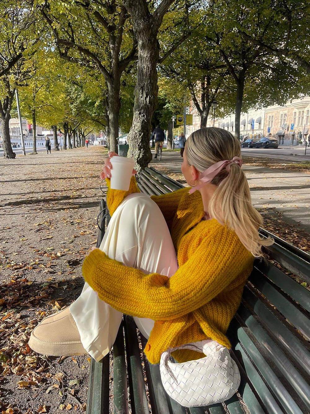 Solid Color Loose Knit Cardigan