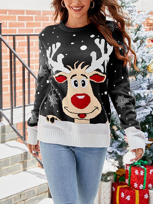 Christmas Reindeer Pullover Sweater