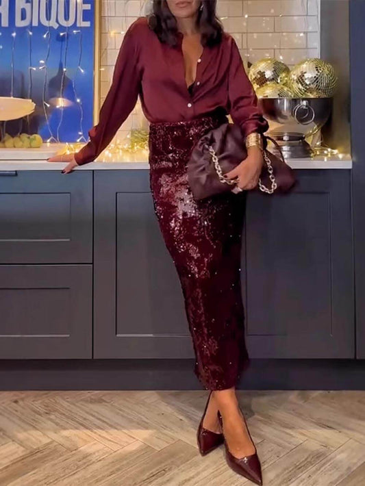 Sequin Party Mini Skirt