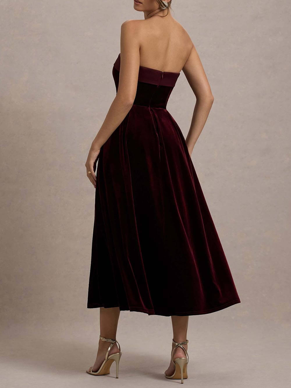 Sleeveless Sexy Solid Fitted Elegant Evening Gown