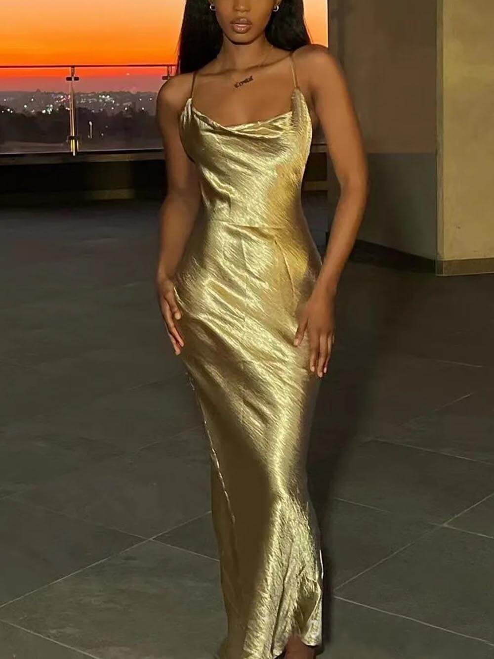 Backless Cami Mermaid Dress
