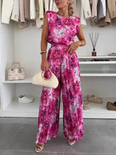 Padded Shoulder Round Neck Top