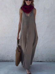 Strapless Loose Fit Vacation Dress