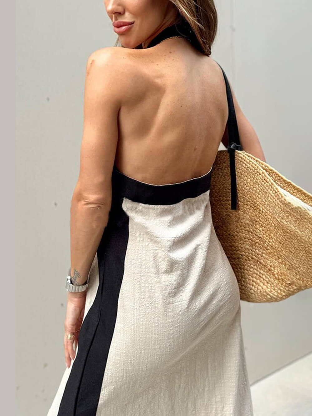 Fashion Color-block Dress