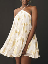 Fashion Halter Chiffon Dress