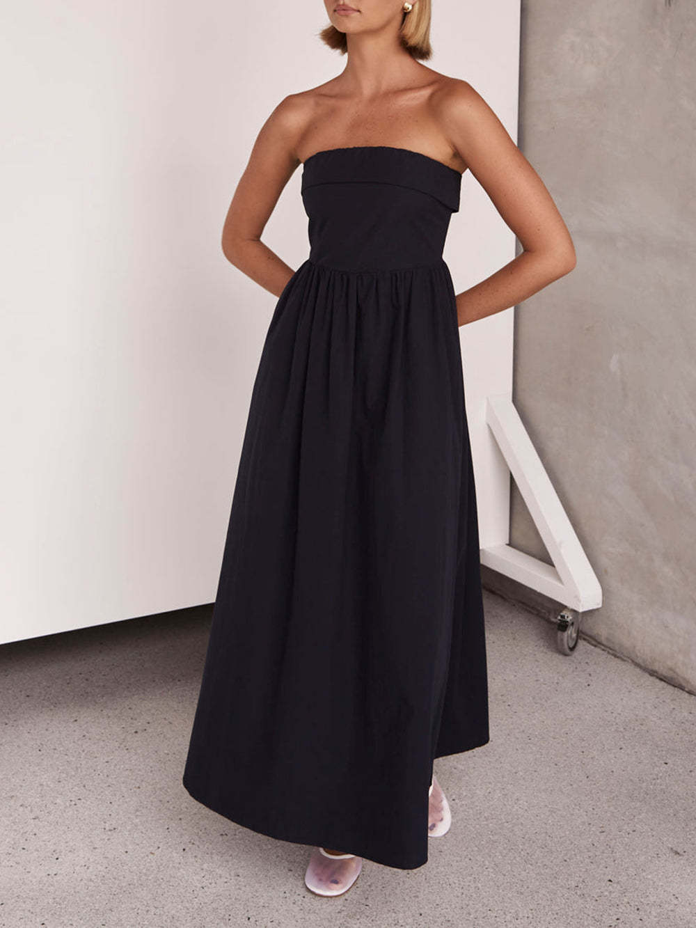 Off-Shoulder Corset Waist Dress