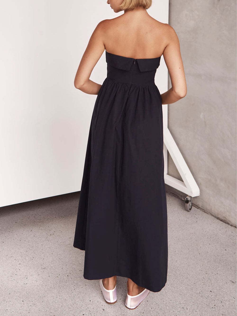 Off-Shoulder Corset Waist Dress