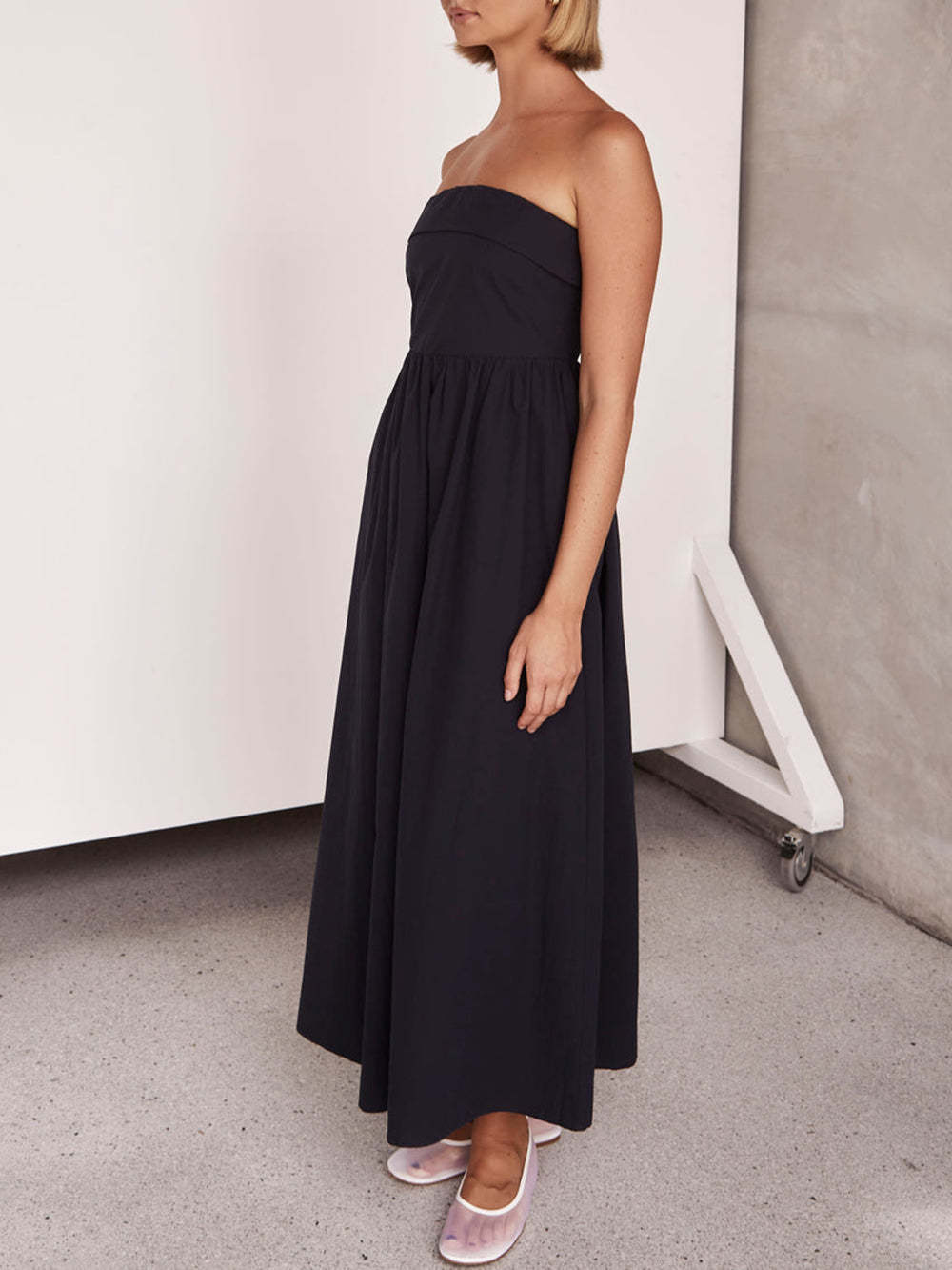 Off-Shoulder Corset Waist Dress