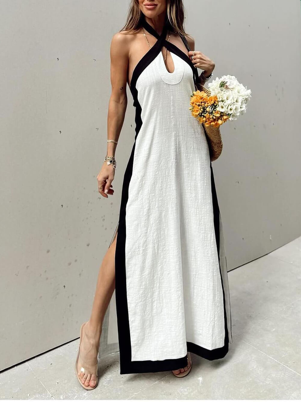 Fashion Color-block Dress