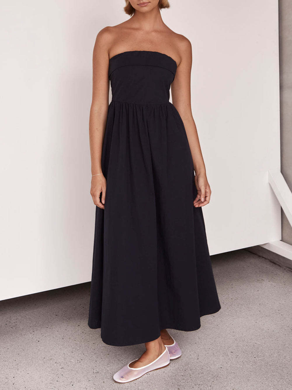 Off-Shoulder Corset Waist Dress