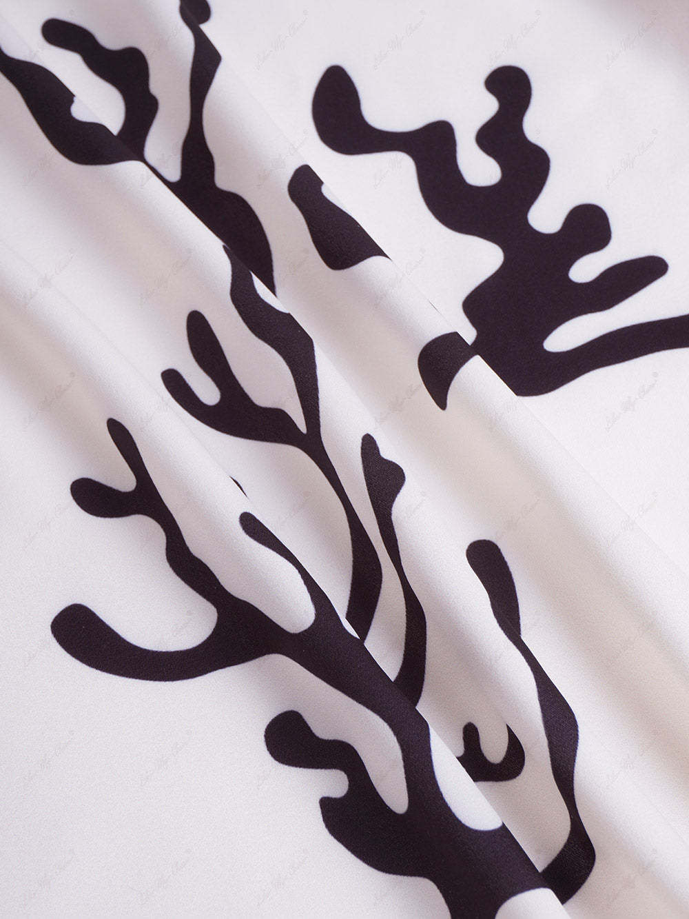 Wide-Leg Print Trousers