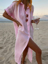 Casual Long Sleeve Shirt Dress