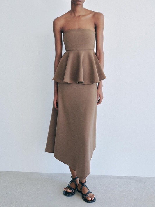 Classic Pleated Bandeau Top