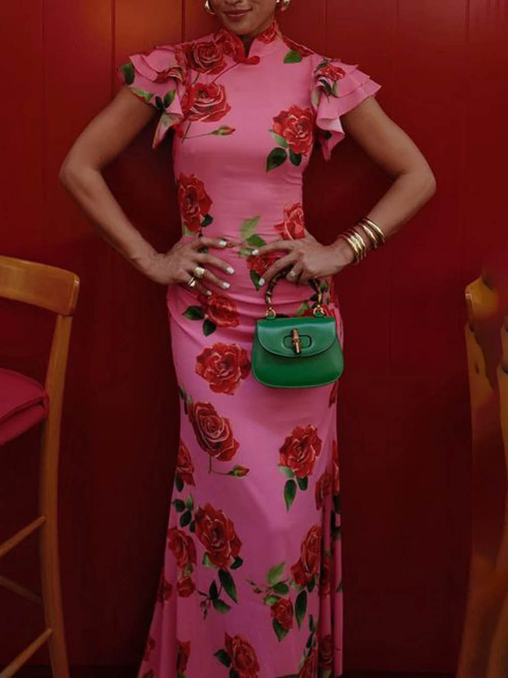 Sleeveless Casual Floral Dress