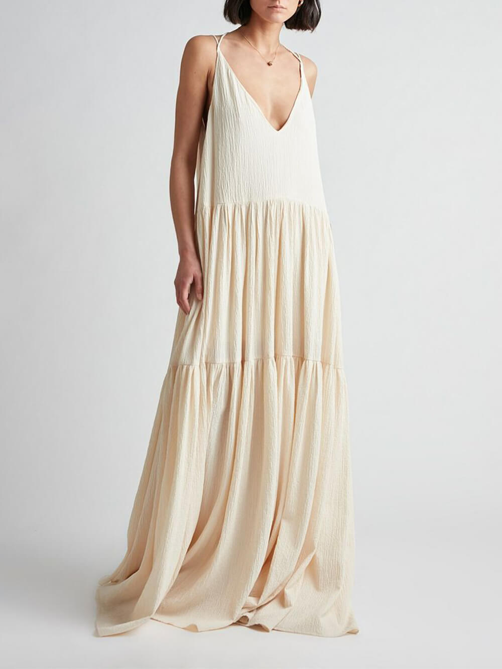 Ruched Asymmetrical Dress