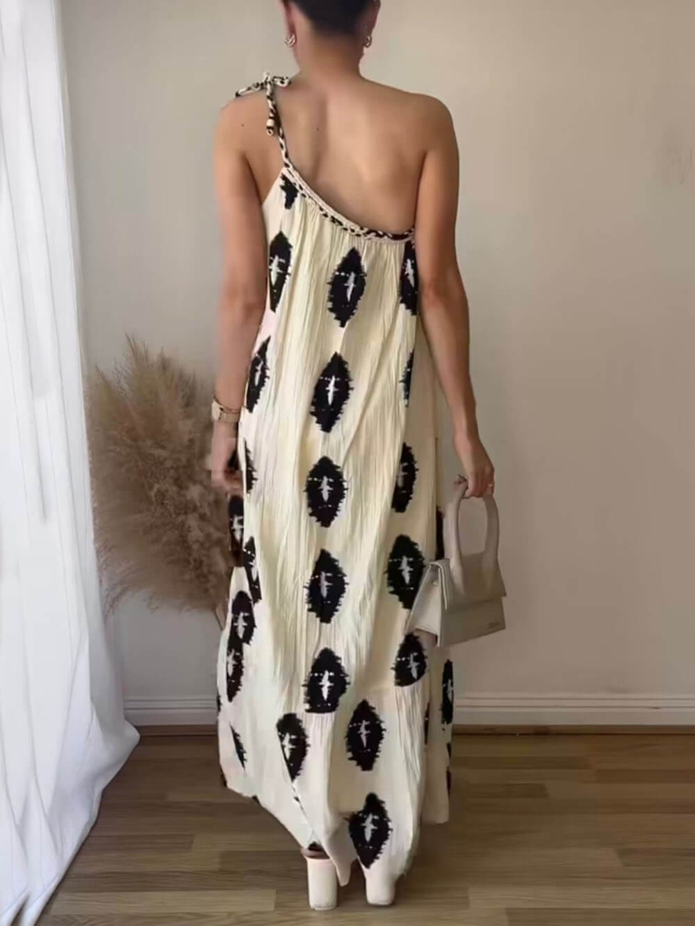 French Style Asymmetrical Cami Dress
