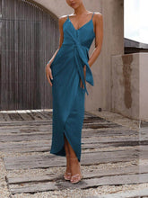 Stylish Strappy French Halter Unique Midi Dress