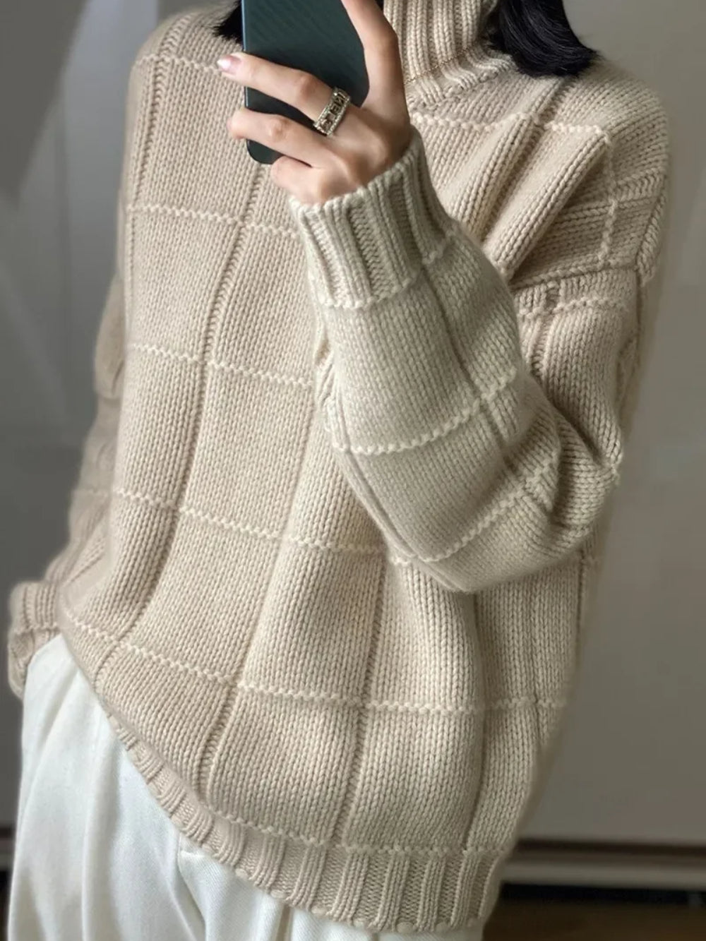 Women's Winter Thickened 100% Cashmere Sweater