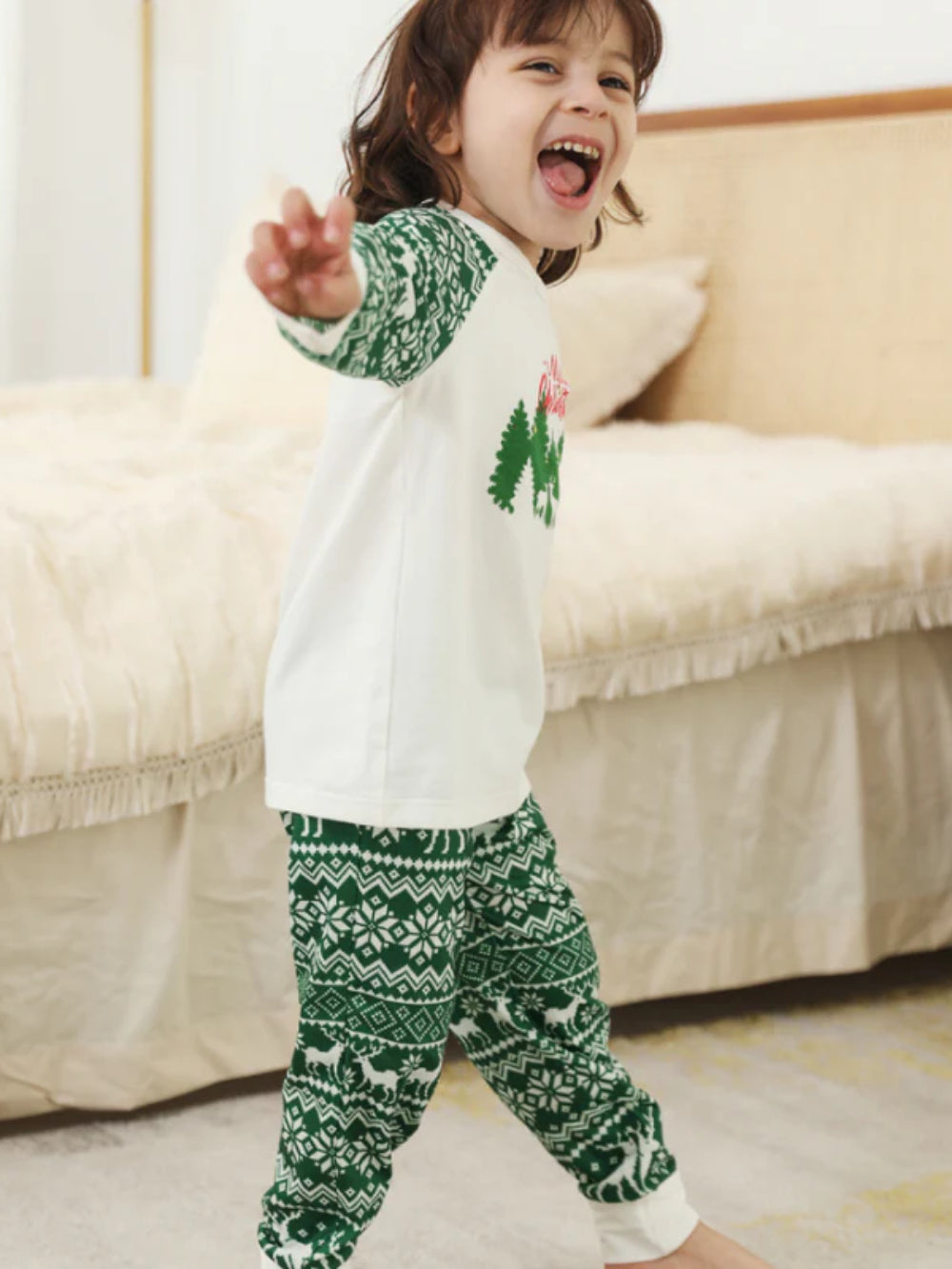 Christmas Print Family Pajama Set