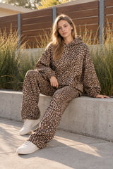 Y2K Leopard Print Hip-Hop Hoodie