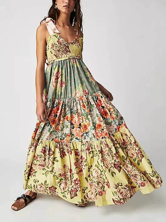 Fashion Fitted Floral Cami Dress