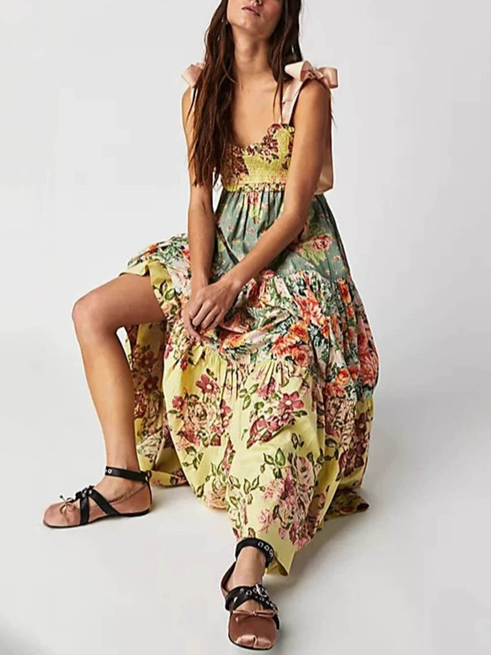 Fashion Fitted Floral Cami Dress