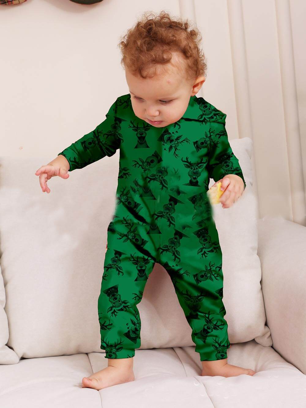 Elk Print Matching Family Onesies