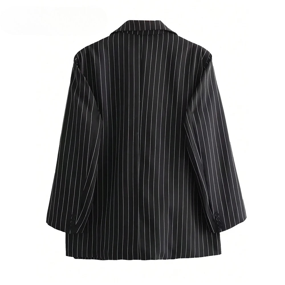 Elegant Oversized Single Breasted Blazer