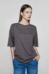 Oversized Solid Relaxed T-Shirts